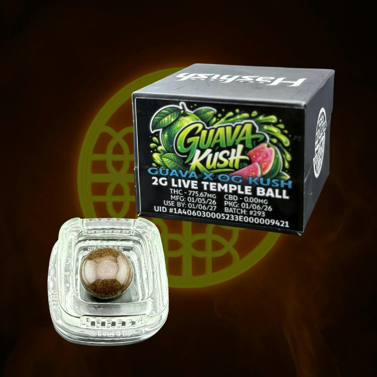 Guava Kush | Ice Water Hash | Live Temple Ball | 2g