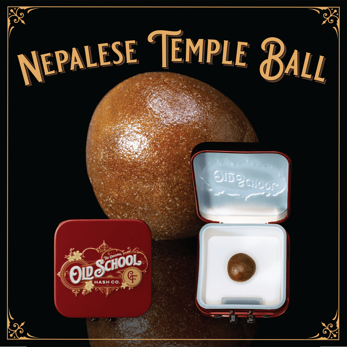 Old School Hash: Tangie - 1g Temple Ball by Old School Hash Co.