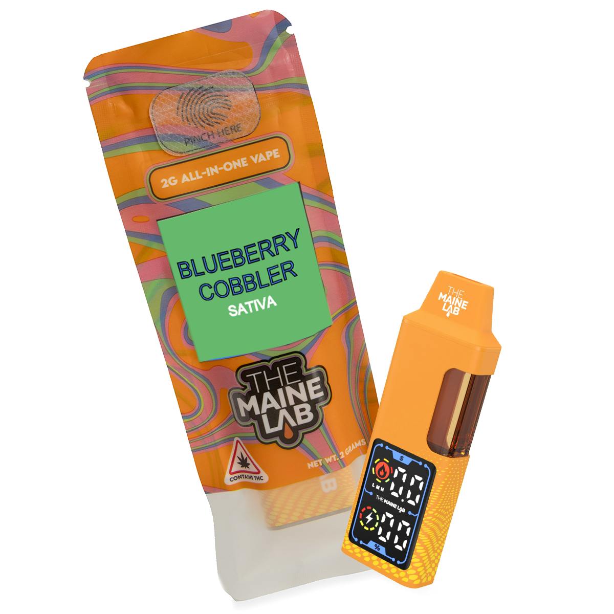 All In One Blueberry Cobbler