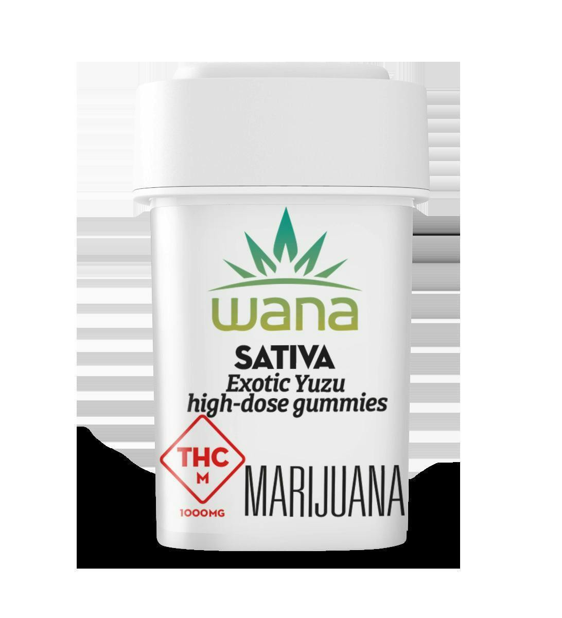 Exotic Yuzu - Sativa (High-Dose) - 1000mg by Wana Edibles
