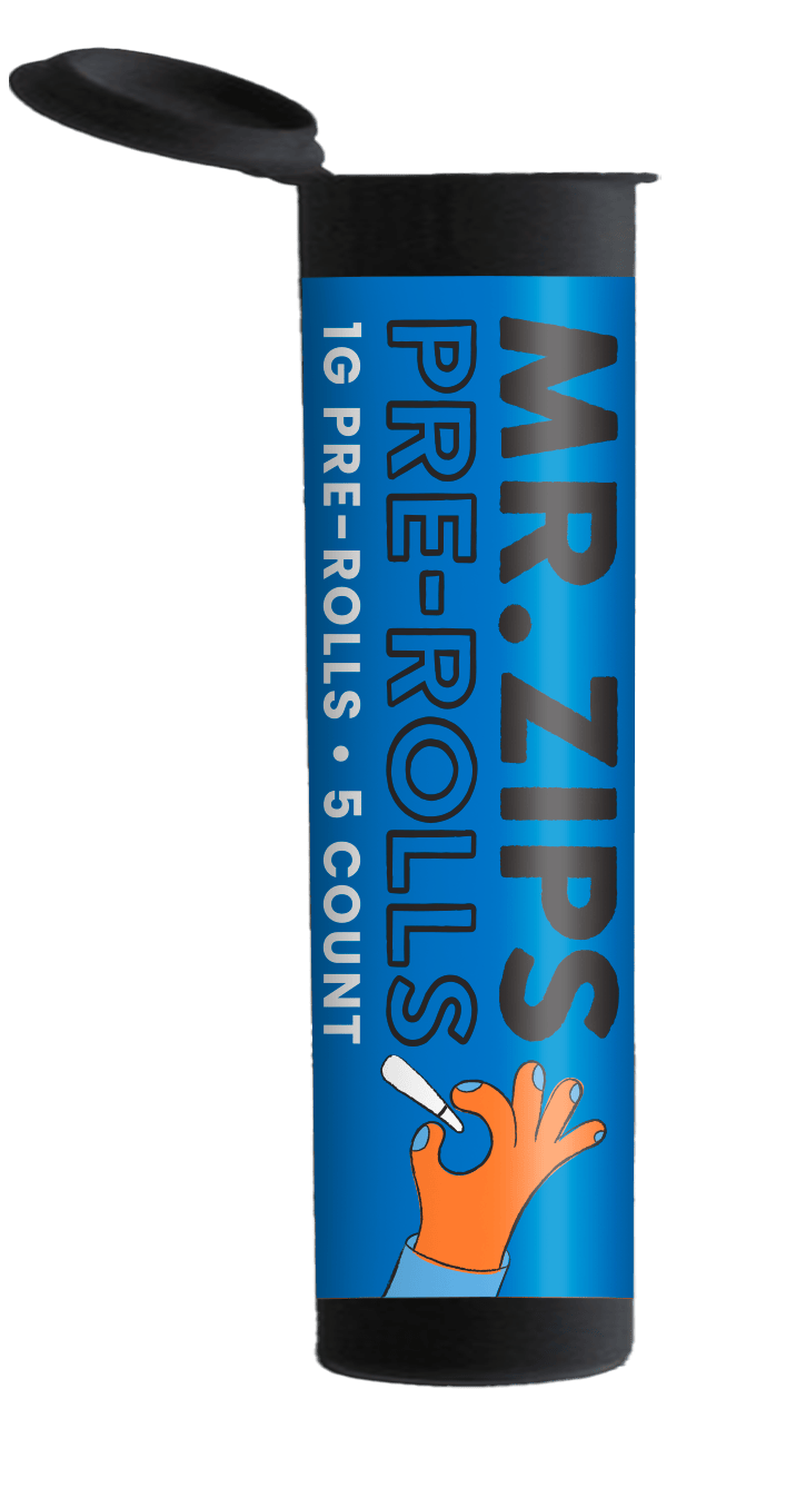 MR. ZIPS | Space Rocks | Indica | Pre-Roll | 5-Pack 1g