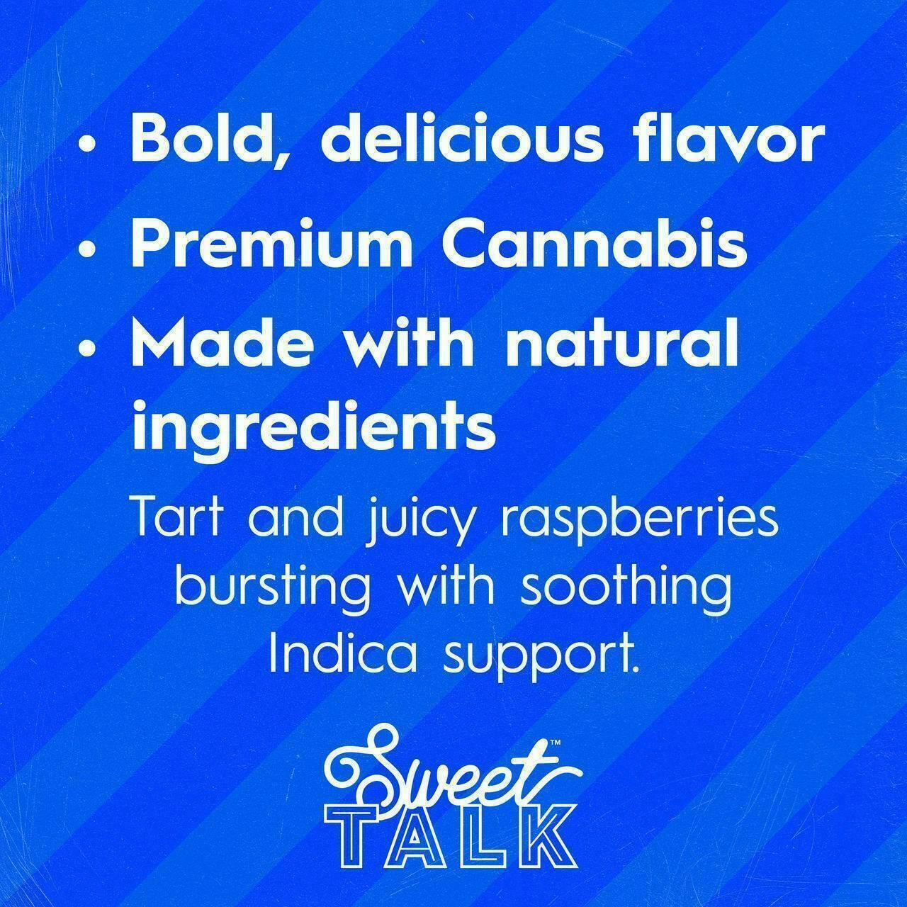 Sweet Talk | Blue Raspberry Gummies | 100mg | 20ct | 5mg/ea