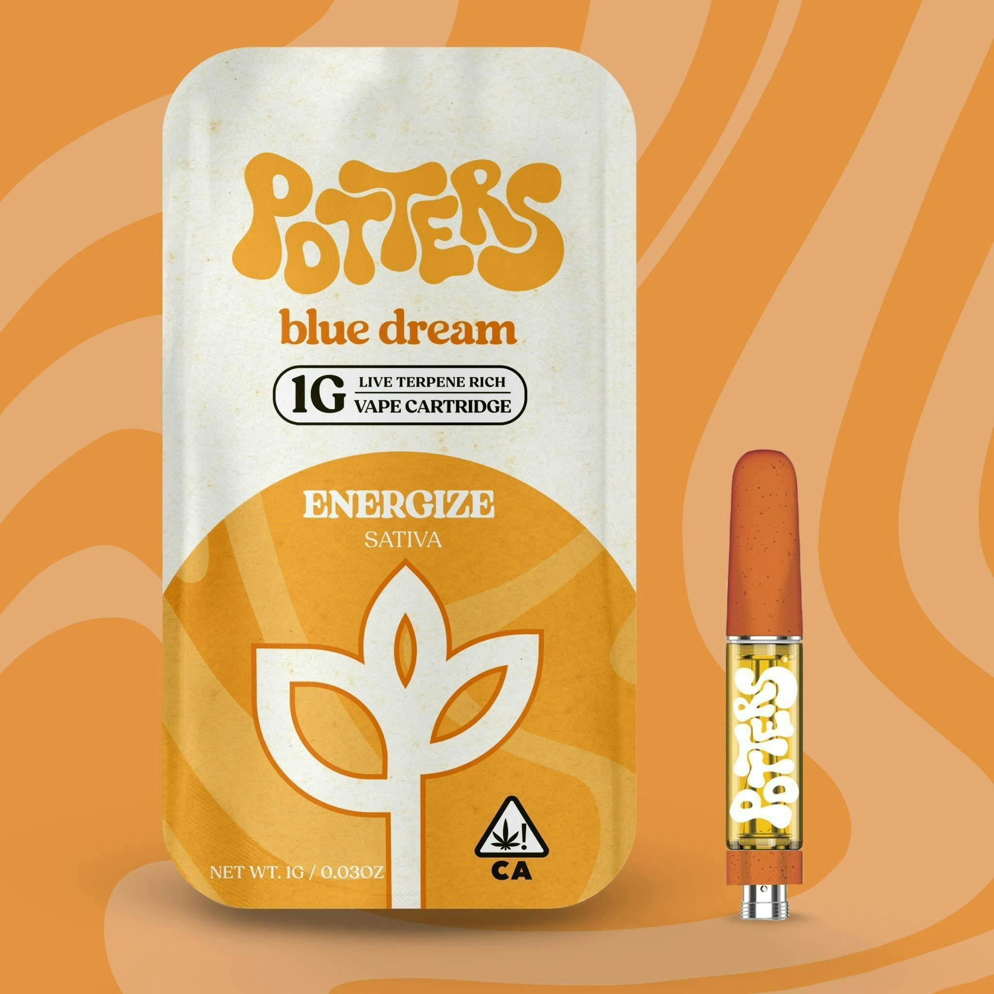 Blue Dream | Live Resin Cartridge | 1g by Potters