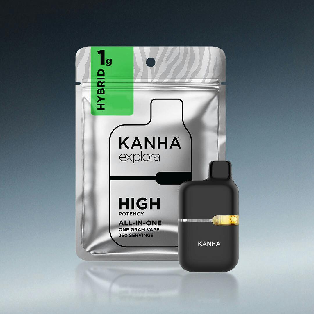 High Potency Explora Vape - Hybrid - 1g - Fire OG - KANHA