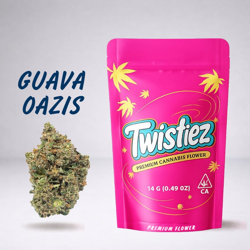 Guava Oazis - Premium Flower - (3.5g - 1/8oz) - Hybrid