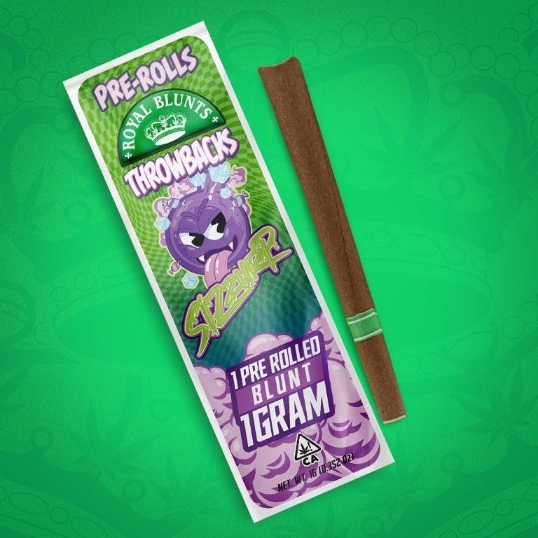 Royal Blunts Throwbacks Hand Roll - Sizzurp 1g