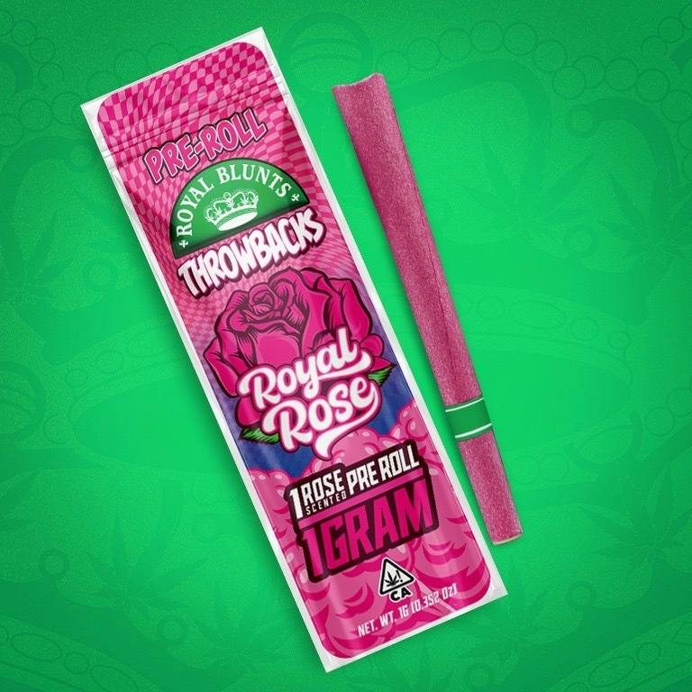 Royal Blunts Throwbacks Hand Roll - Royal Rose 1g