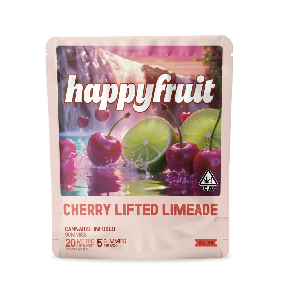 Cherry Lifted Limeade Gummies - 100mg THC