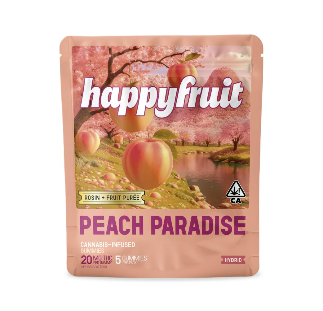 Peach Paradise Rosin Gummies - 100mg THC