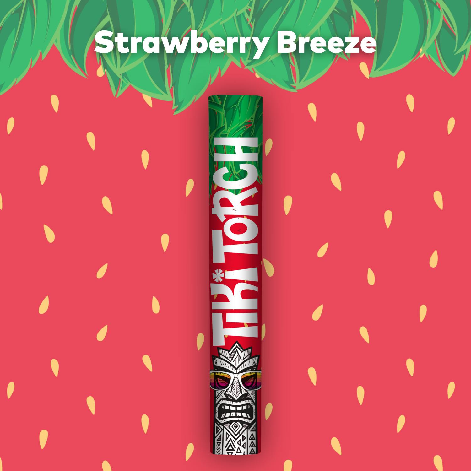 Strawberry Breeze | Tiki Torch Infused Joint | 1.2g by Candela