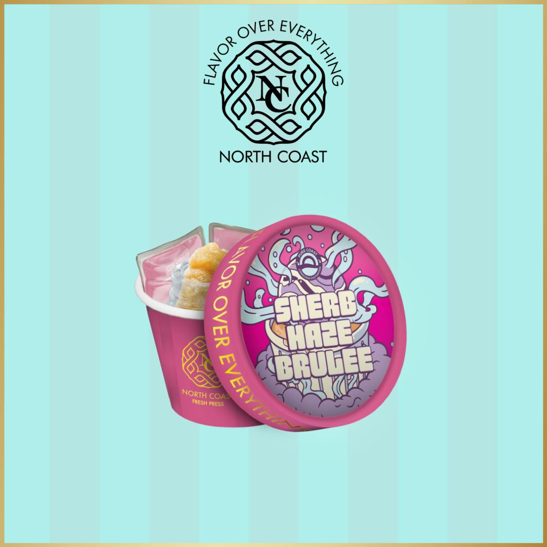 North Coast Concentrates Fresh Press Sherb Haze Brulee 1g