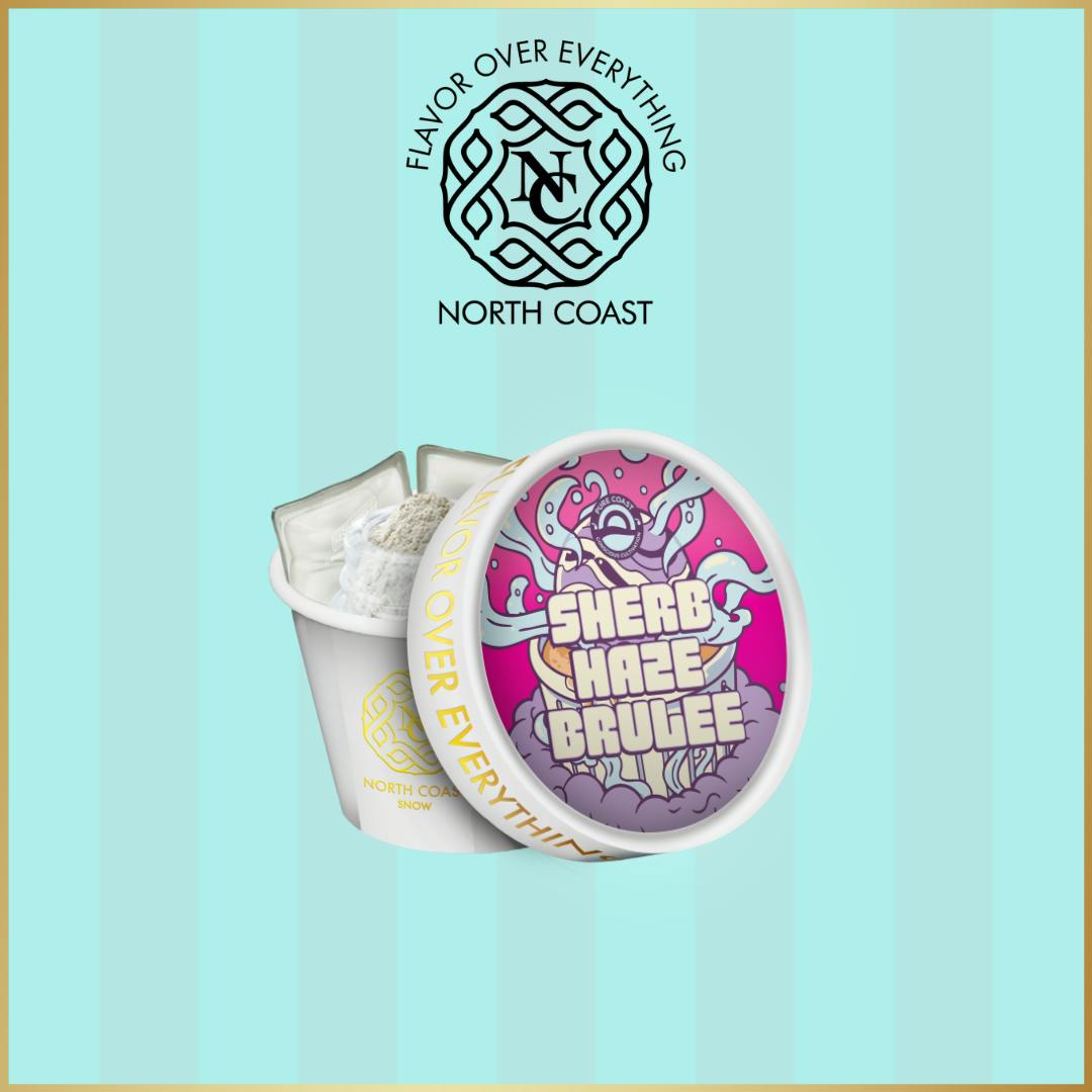 North Coast Concentrates Snow Sherb Haze Brulee 1g