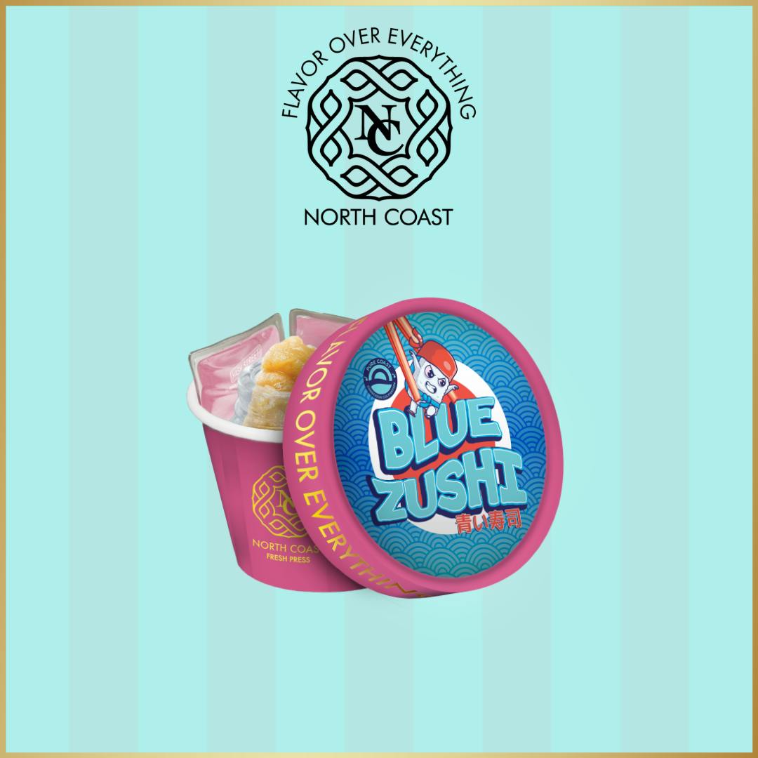 North Coast Concentrates Fresh Press Blue Zushi 1g by North Coast