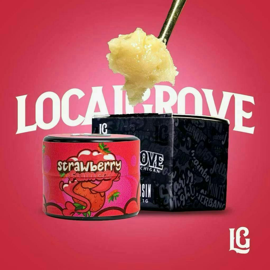 Local Grove Live Hash Rosin Badder | Strawberry Fumez | 1G by Local Grove