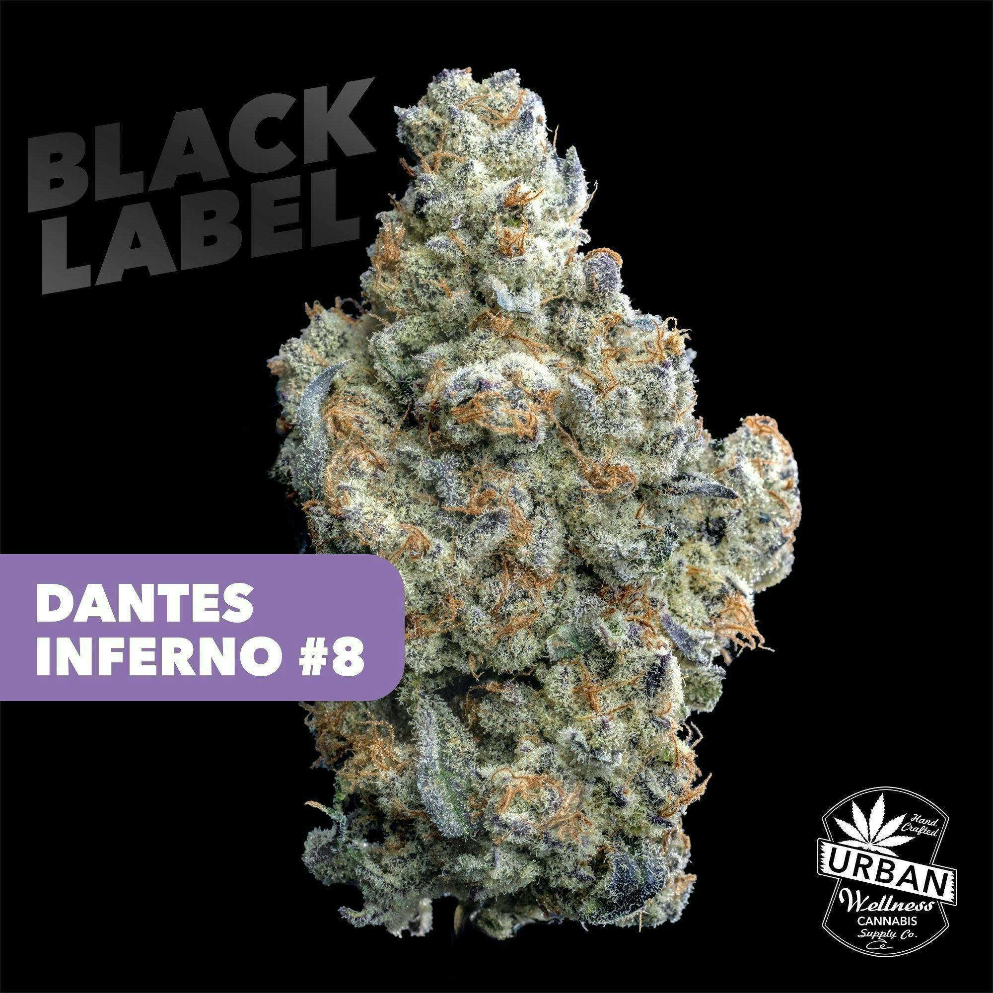 Label Dantes Inferno #8 Flower