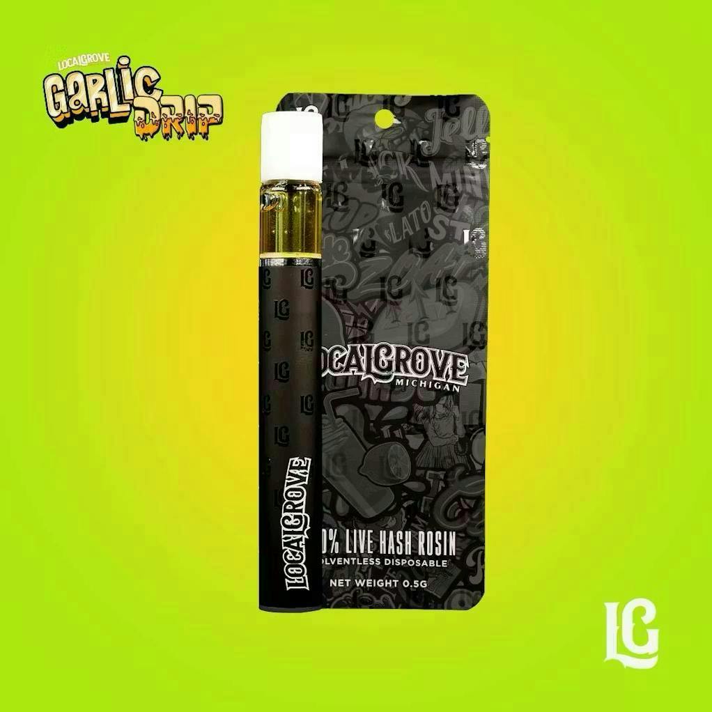 Local Grove Live Hash Rosin Disposable | Garlic Drip | 0.5G by Local Grove