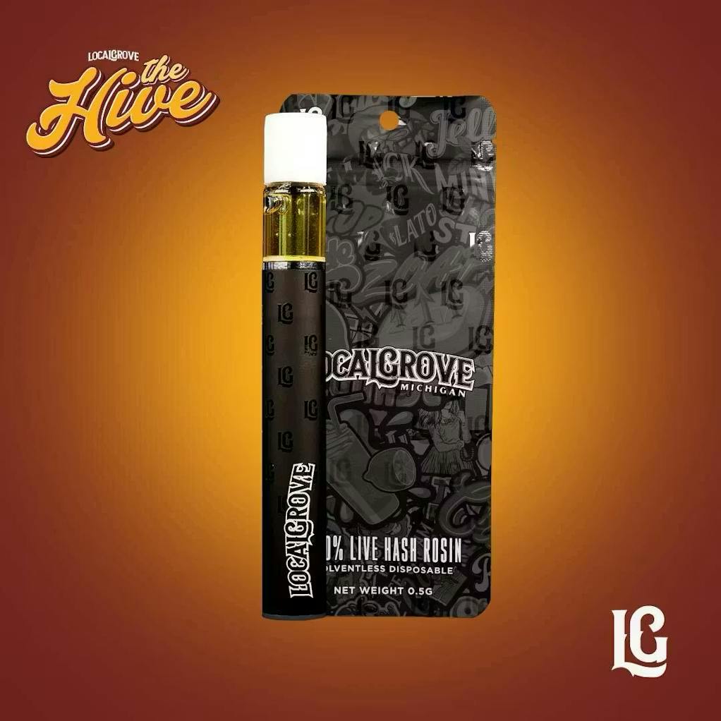 Local Grove Live Hash Rosin Disposable | The Hive | 0.5G by Local Grove