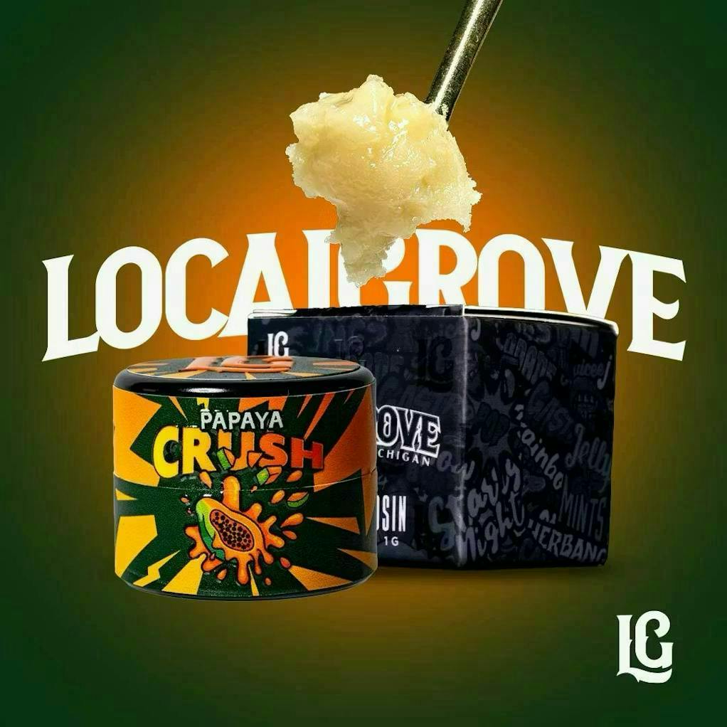 Local Grove Live Hash Rosin Badder | Papaya Crush | 1G by Local Grove
