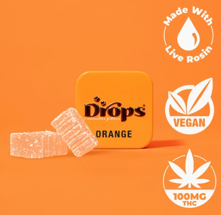 Drops – Orange Single (Creative) 100mg