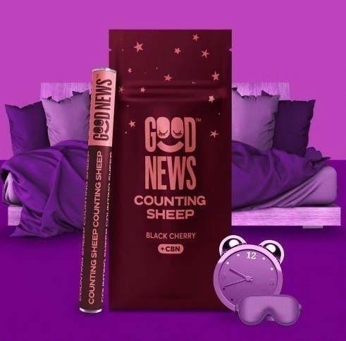Black Cherry | Counting Sheep Disposable | 1g by Good News