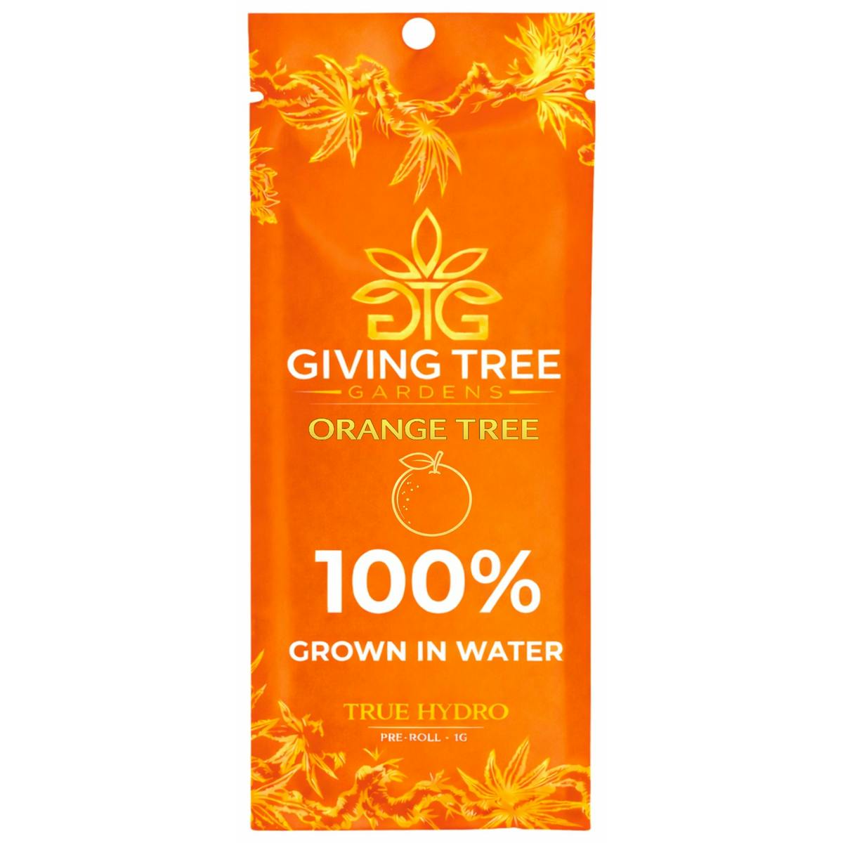 Orange Tree – 1G Pre-Roll (True Hydro | Non-Infused | 100% Water-Grown) by Giving Tree Gardens