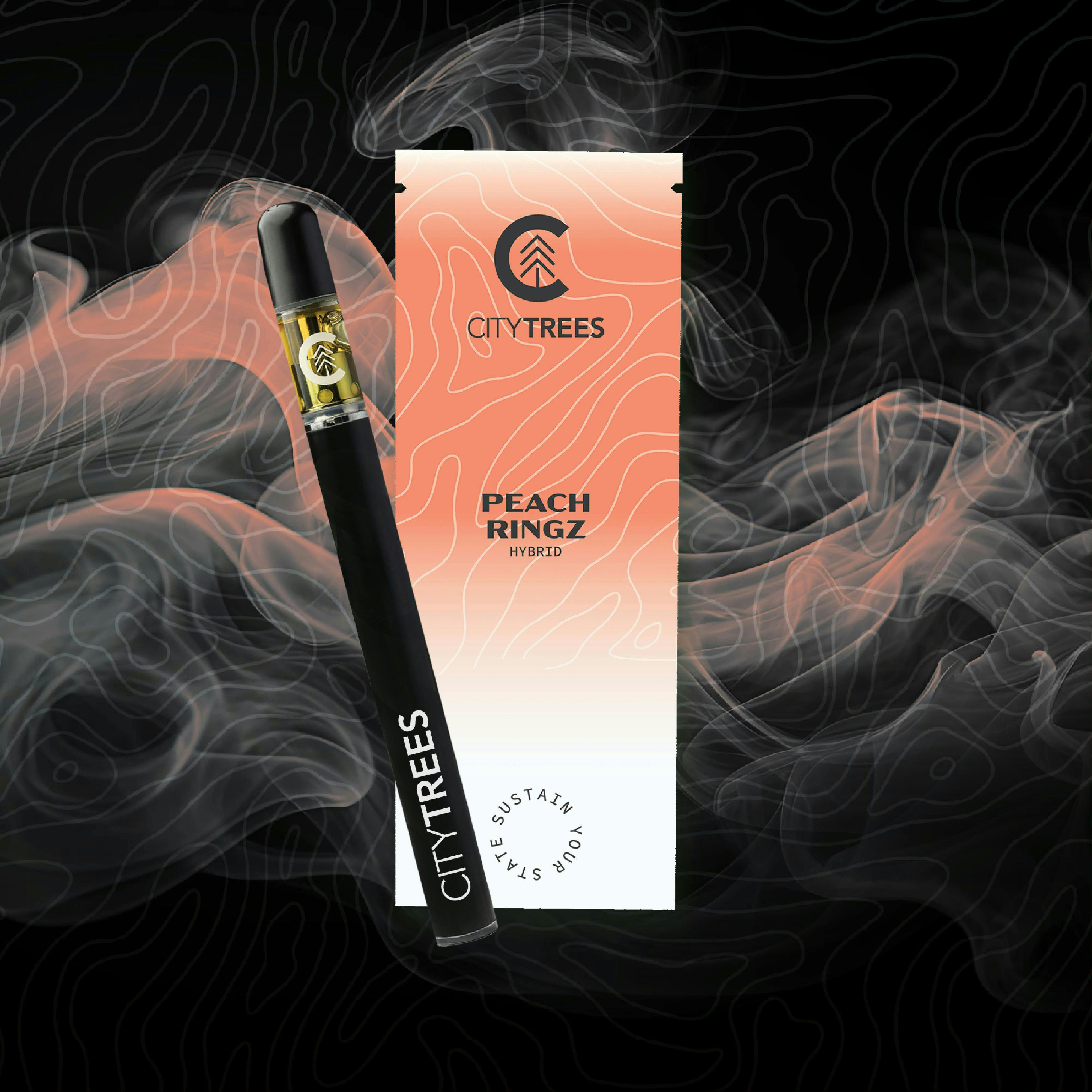Peach Ringz Disposable | 1g by City Trees