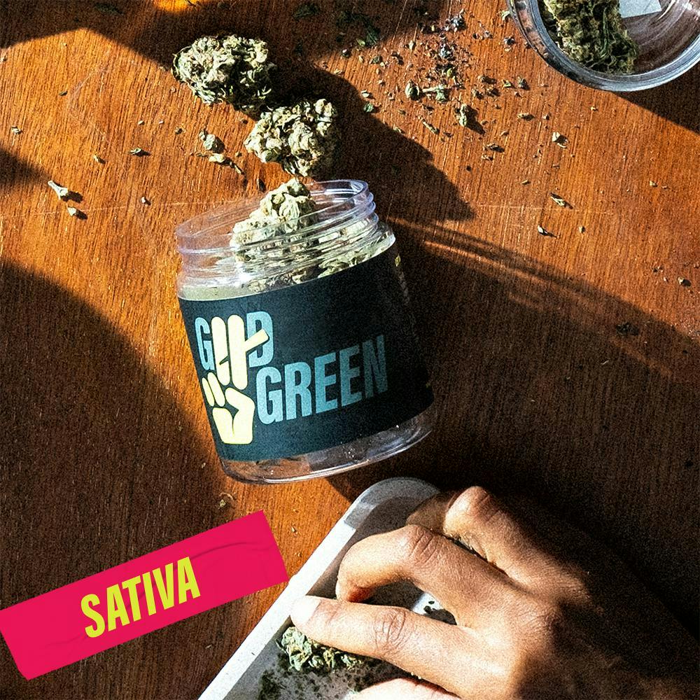 Sour Diesel Flower 1oz by Good Green