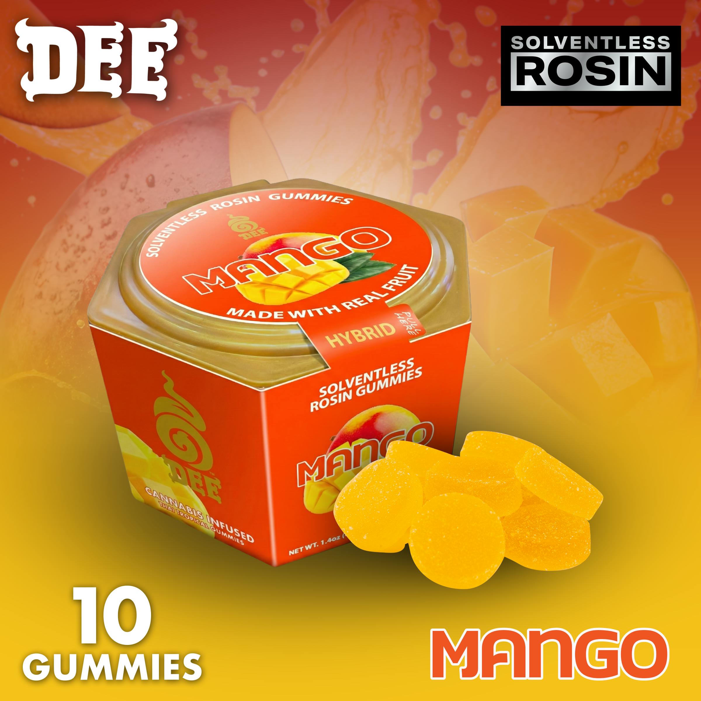Gummies 10pk Bliss Mango