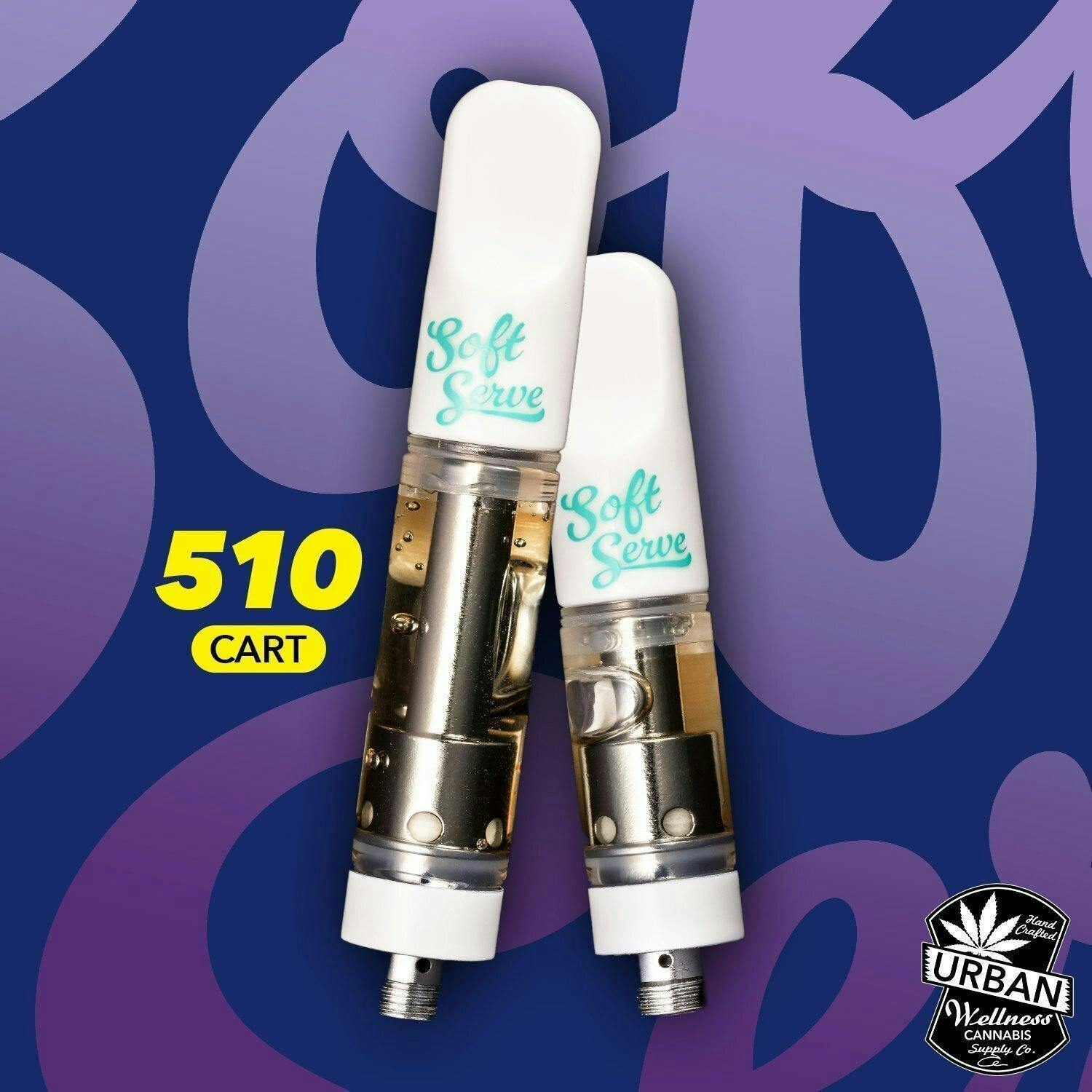 Soft Serve | Durban Poison - Cartridge 0.5g at Urban Wellness Cannabis Dispensary - Sunland Park