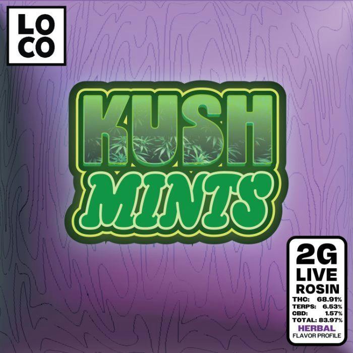 LOCO Live Rosin 2g - Kush Mints