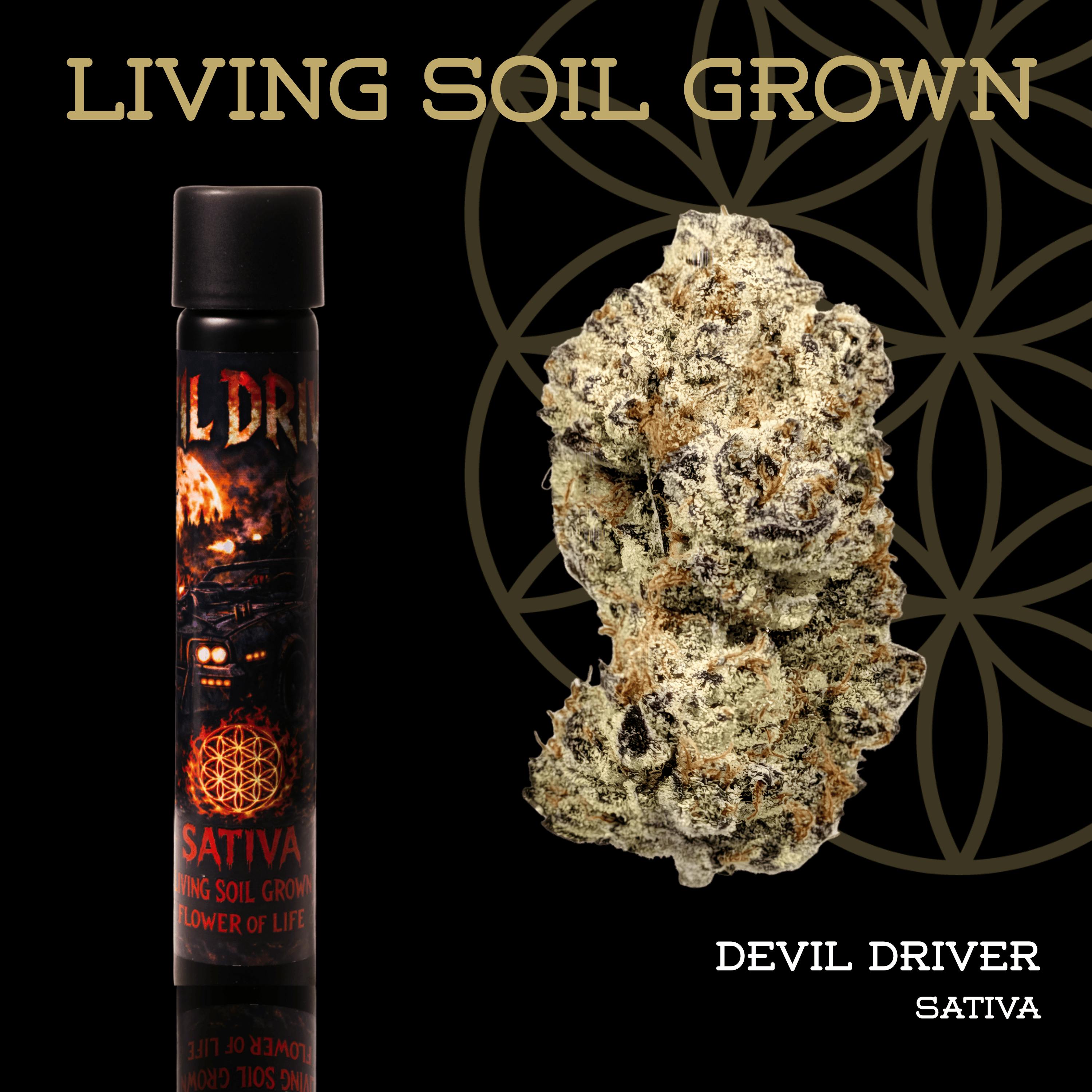 Devil Driver | Pre-Roll | 1g | Living Soil by Flower of Life