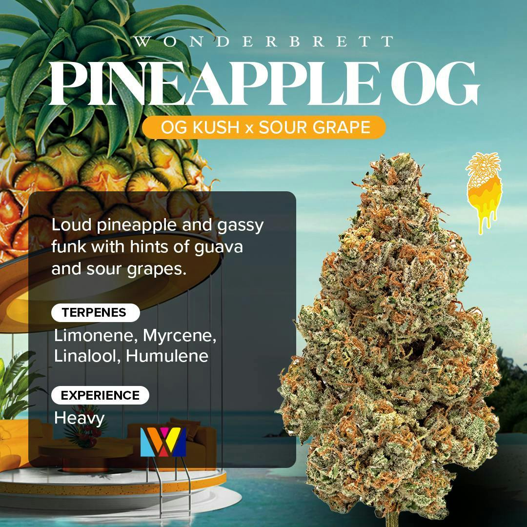 Pineapple OG - 7g by Wonderbrett