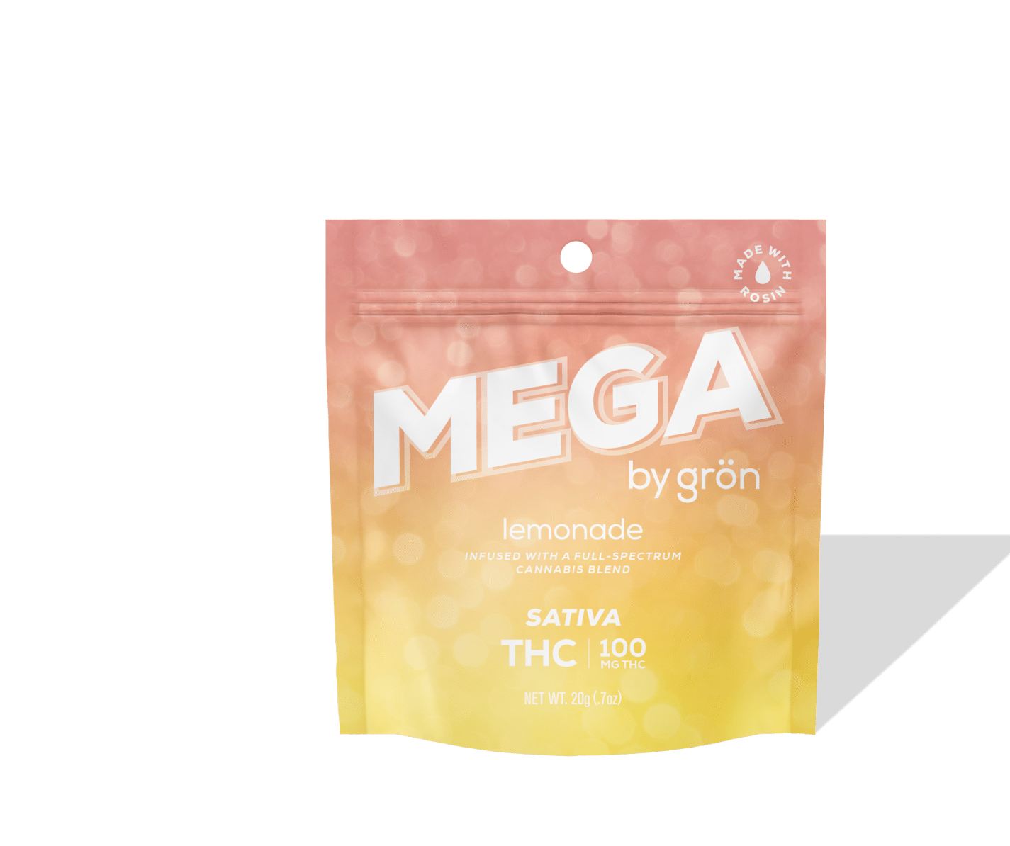 Mega | Lemonade | Sativa | 100mg THC | 10pk