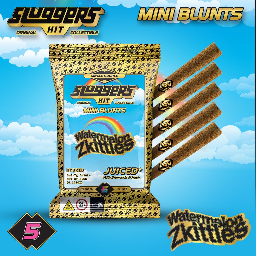 Sluggers Hit: Watermelon Zkittles Mini Blunts