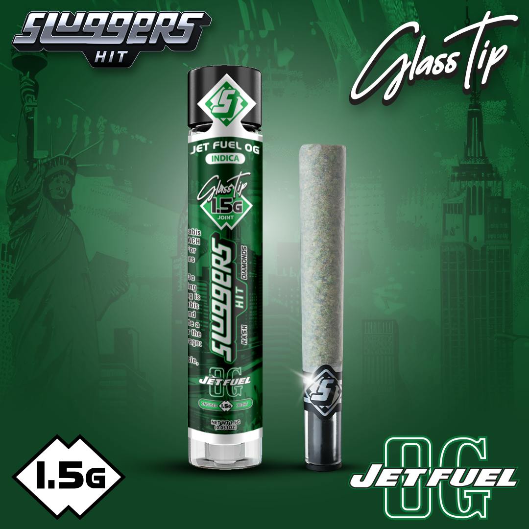 Sluggers - Jet Fuel OG Glass Tip Infused Preroll 1.5g