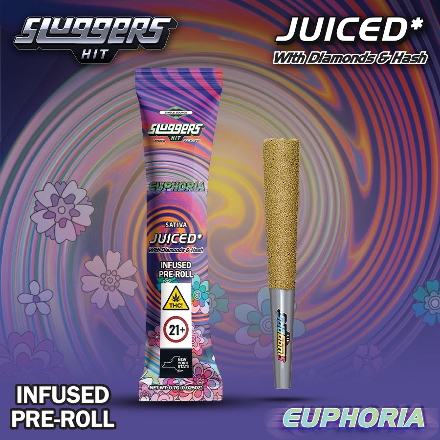 Sluggers Hit: Euphoria Infused Preroll 7g - 1pk