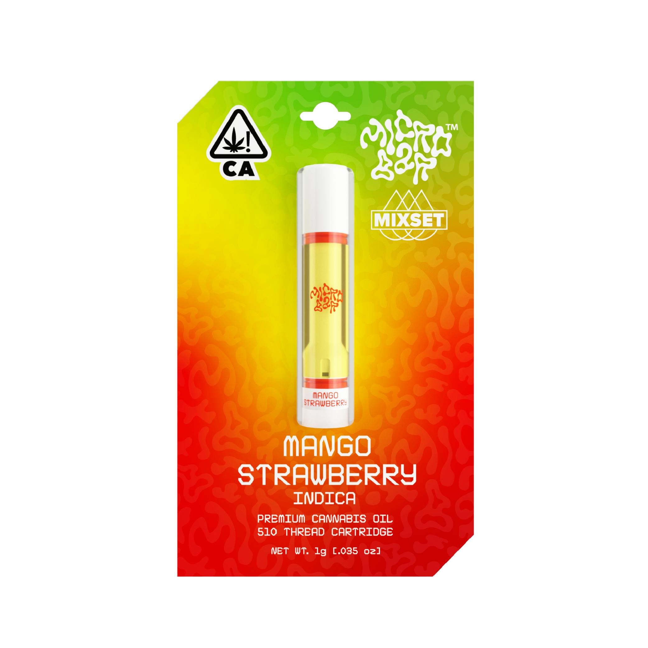 Mango Strawberry (Indica) - 1g MIXSET Cartridge