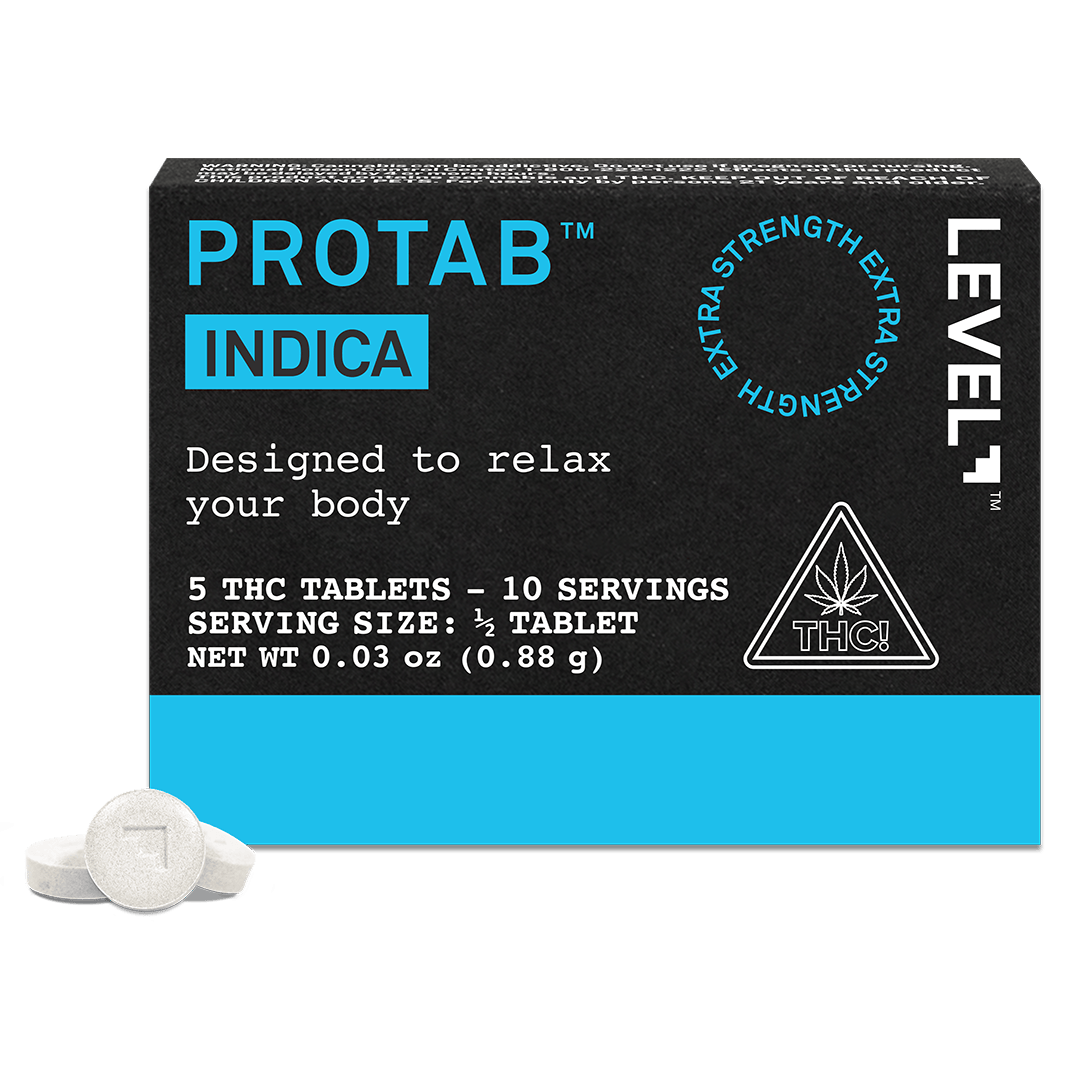 PROTAB | Indica Tablets | 100mg | 5ct | 20mg/ea at Greencup Dispensary