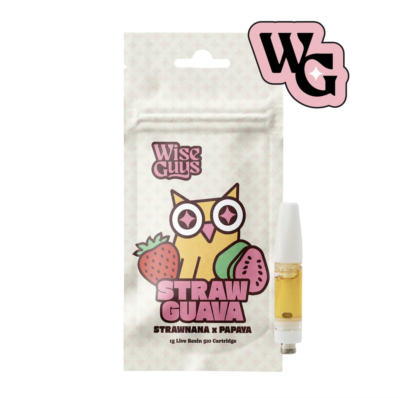 Wise Guys | 510 Live Resin Cart - Strawguava