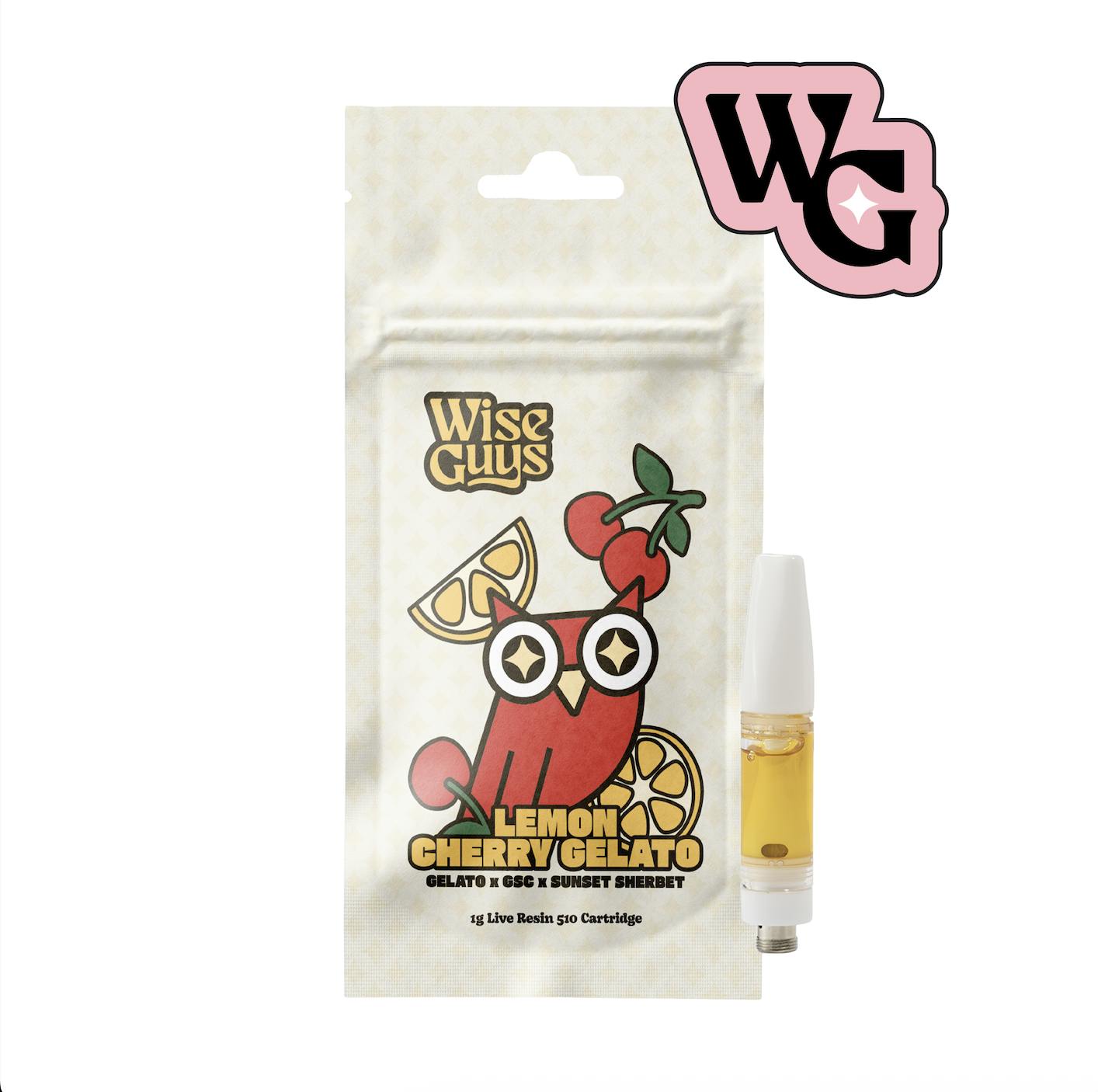 Wise Guys | 510 Live Resin Cart - Lemon Cherry Gelato by Wise Guys