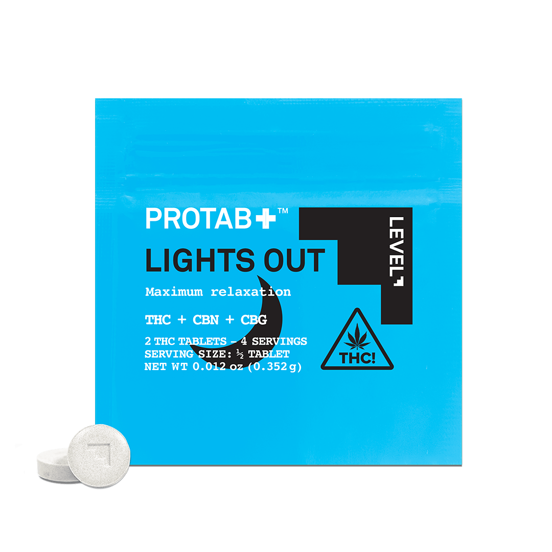 PROTAB+ | Lights Out Tablets 20:10:3 THC:CBN:CBG | 40mg | 2ct | 20mg/ea