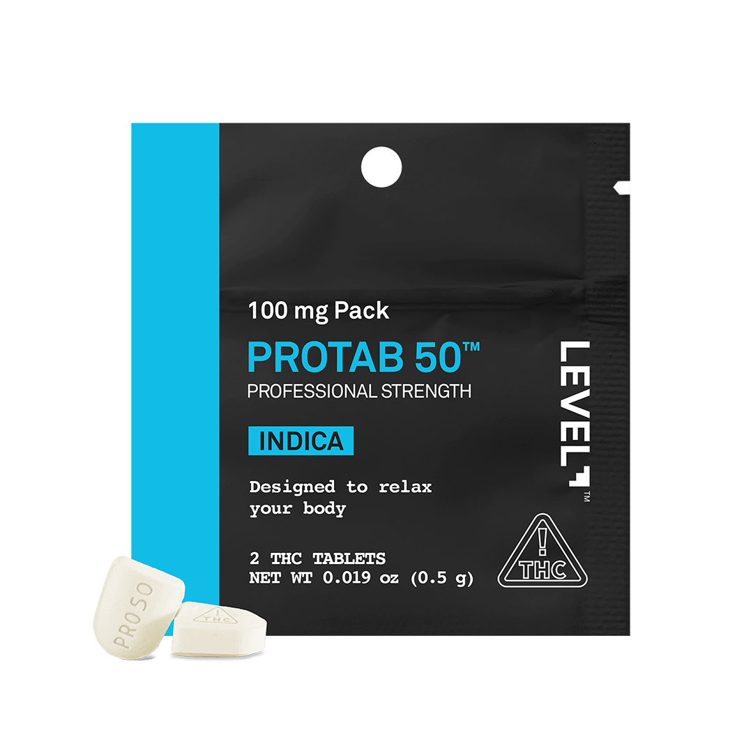 PROTAB 50 | Indica Tablets | 100mg | 2ct | 50mg/ea