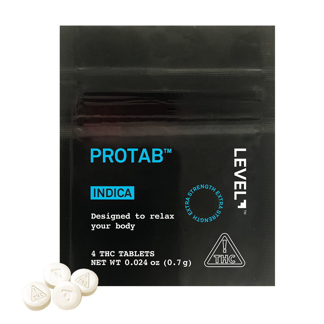 PROTAB | Indica Tablets | 100mg | 4ct | 25mg/ea