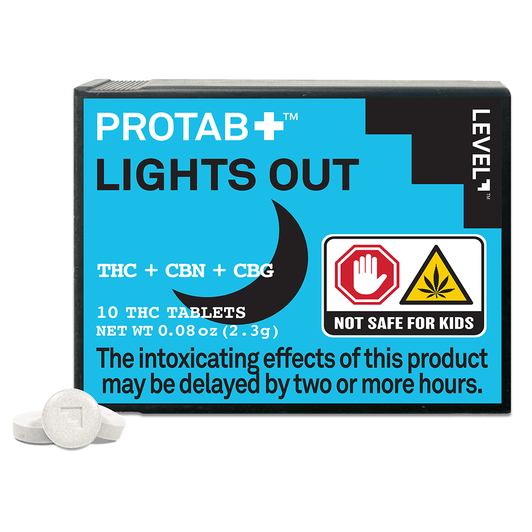 PROTAB+ | Lights Out Tablets 10:5:3 THC:THCv:CBG | 100mg | 10ct | 10mg/ea at New York City Cannabis Exchange