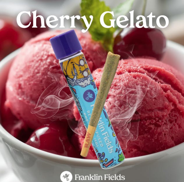 Franklin Fields Infused Pre Roll Cherry Gelato 1g