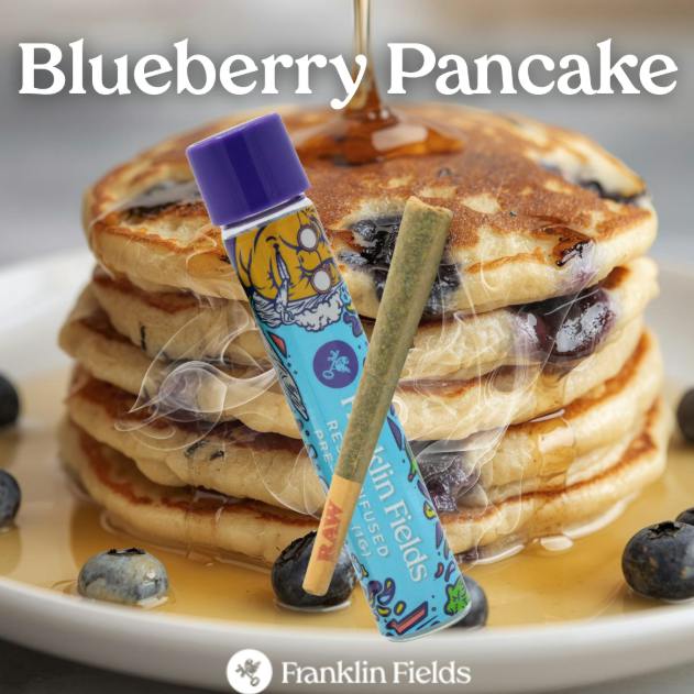 Franklin Fields Infused Pre Roll Blueberry Pie 1g by Franklin Fields