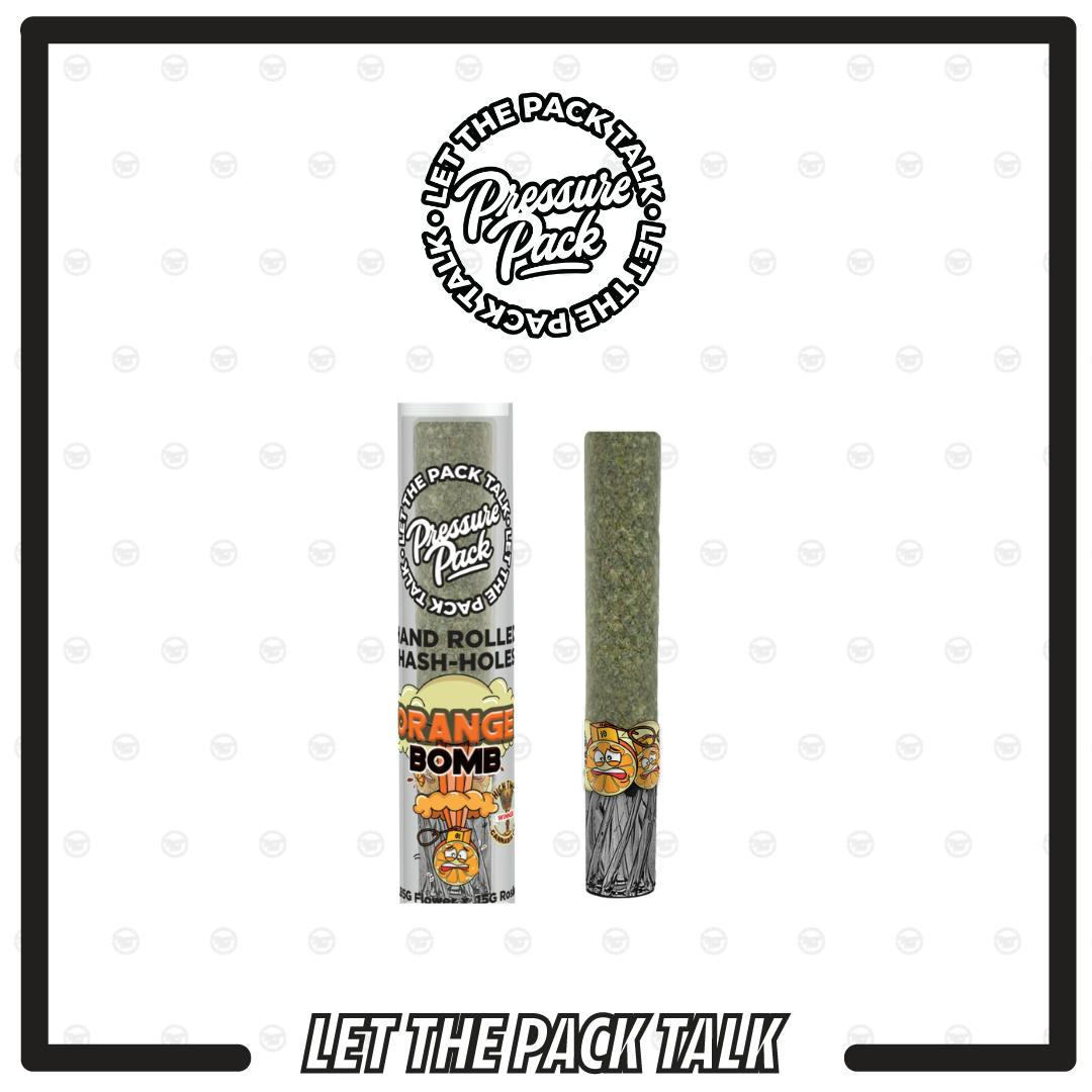 Pressure Pack Orange Bomb Hash-Holes 1g by Pressure Pack