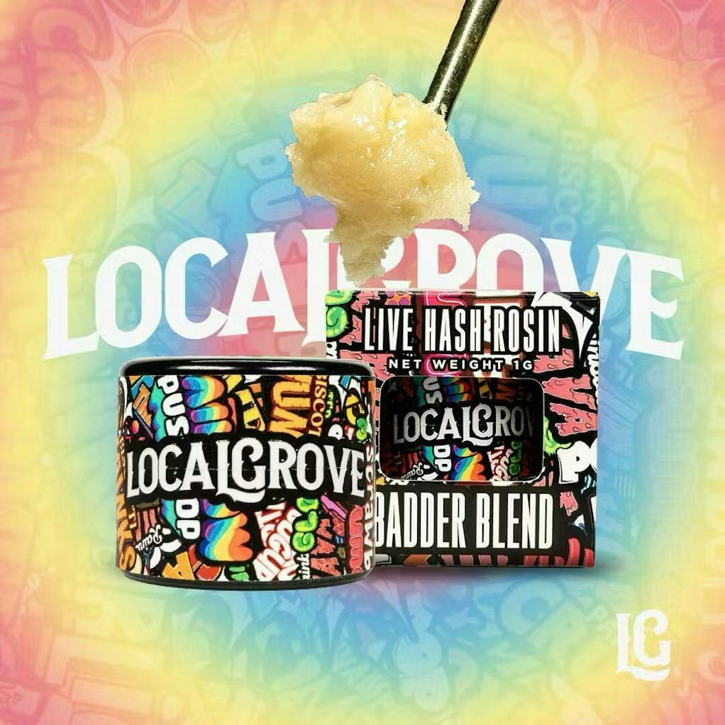Local Grove | Swampwater Fumez + Strawberry Fumez | Live Rosin Badder | 1g