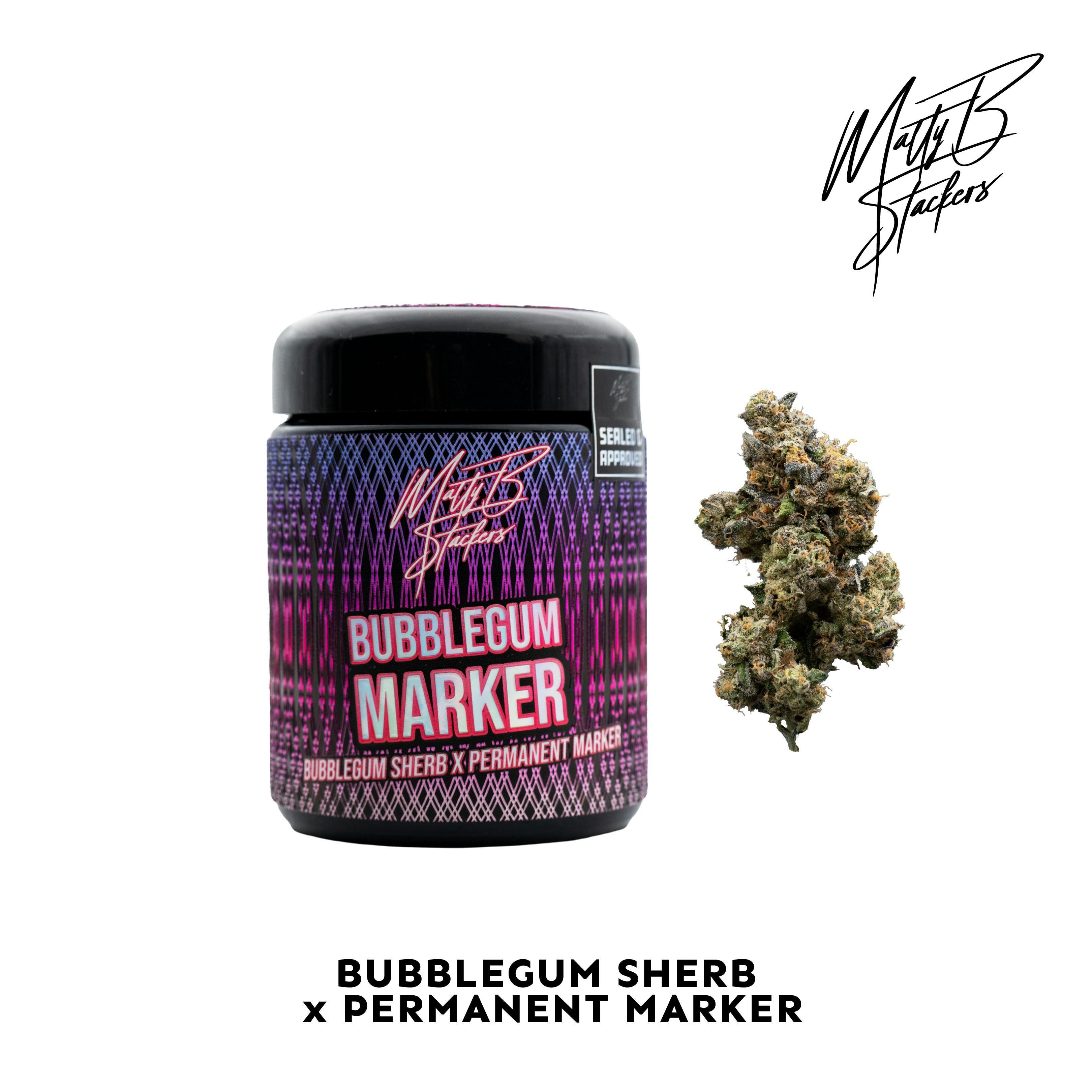 Bubblegum Marker | Flower | 14G by MattyB Stackers