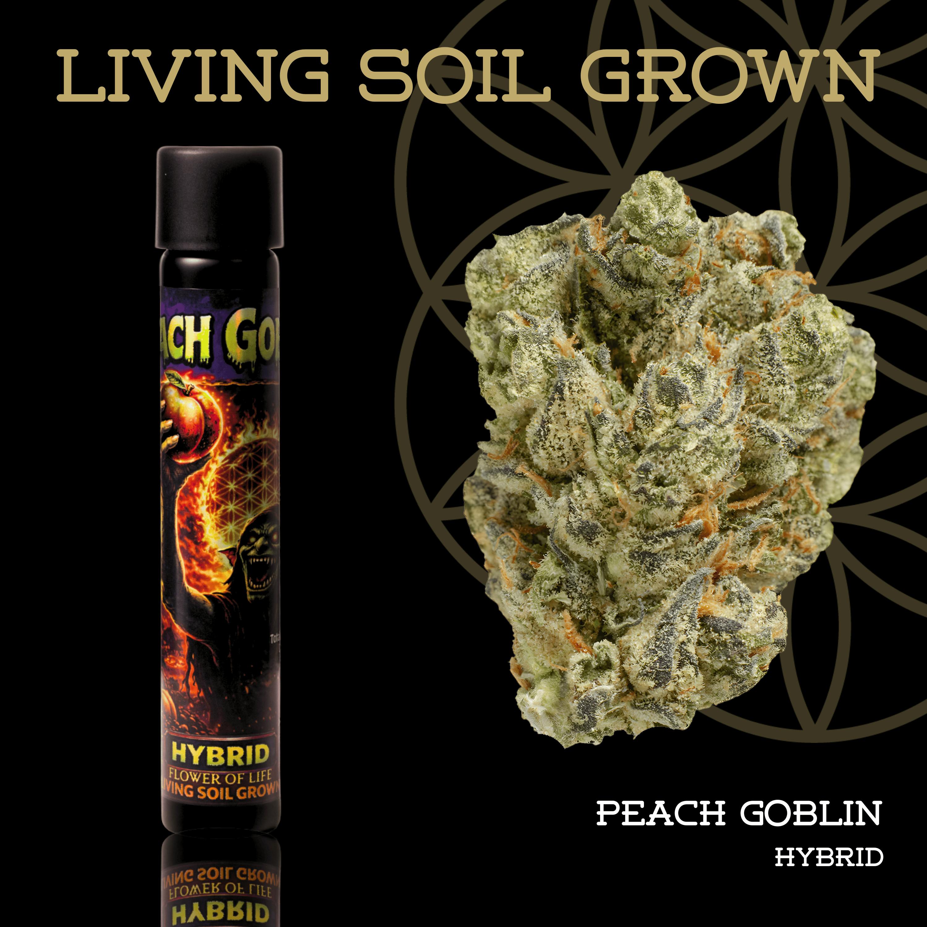 Peach Goblin | Pre-Roll | 1g | Living Soil by Flower of Life